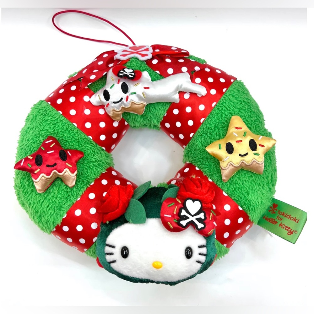 NWT NIP tokidoki x Hello Kitty Soft Stuffed Plush Christmas 🎄 Holiday Wr…